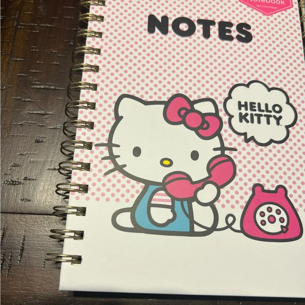 Hello Kitty Spiral Notebooks Set of 2